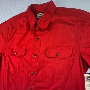 Cabela's Bold Red Button-Down Shirt